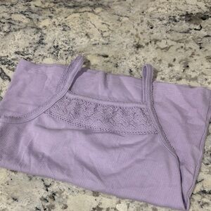 Wonder Nation Light Purple Kids Tank Top